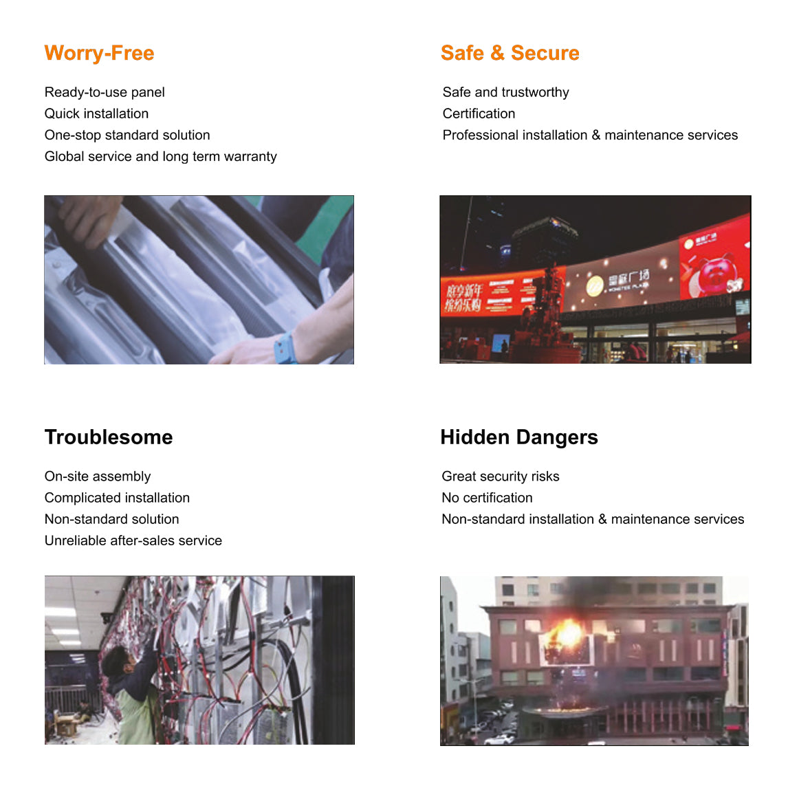 The Absen KL II Series digital signage LED display offers reliable, high-quality visuals for advertising in Dubai.