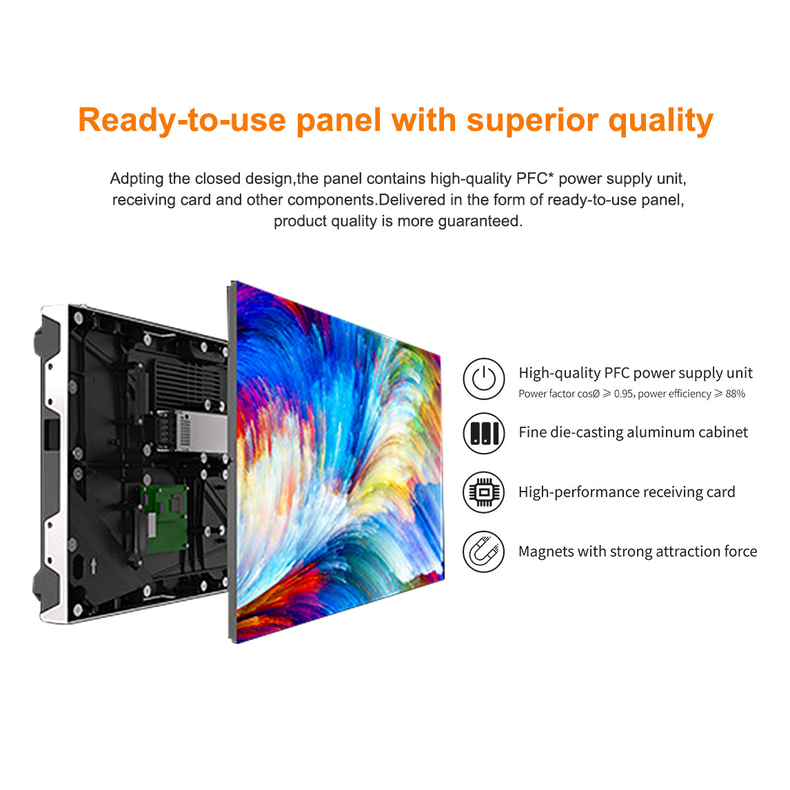 The Absen KL II Series LED display for event applications in Dubai. Ideal for concerts and exhibitions with outstanding visuals.