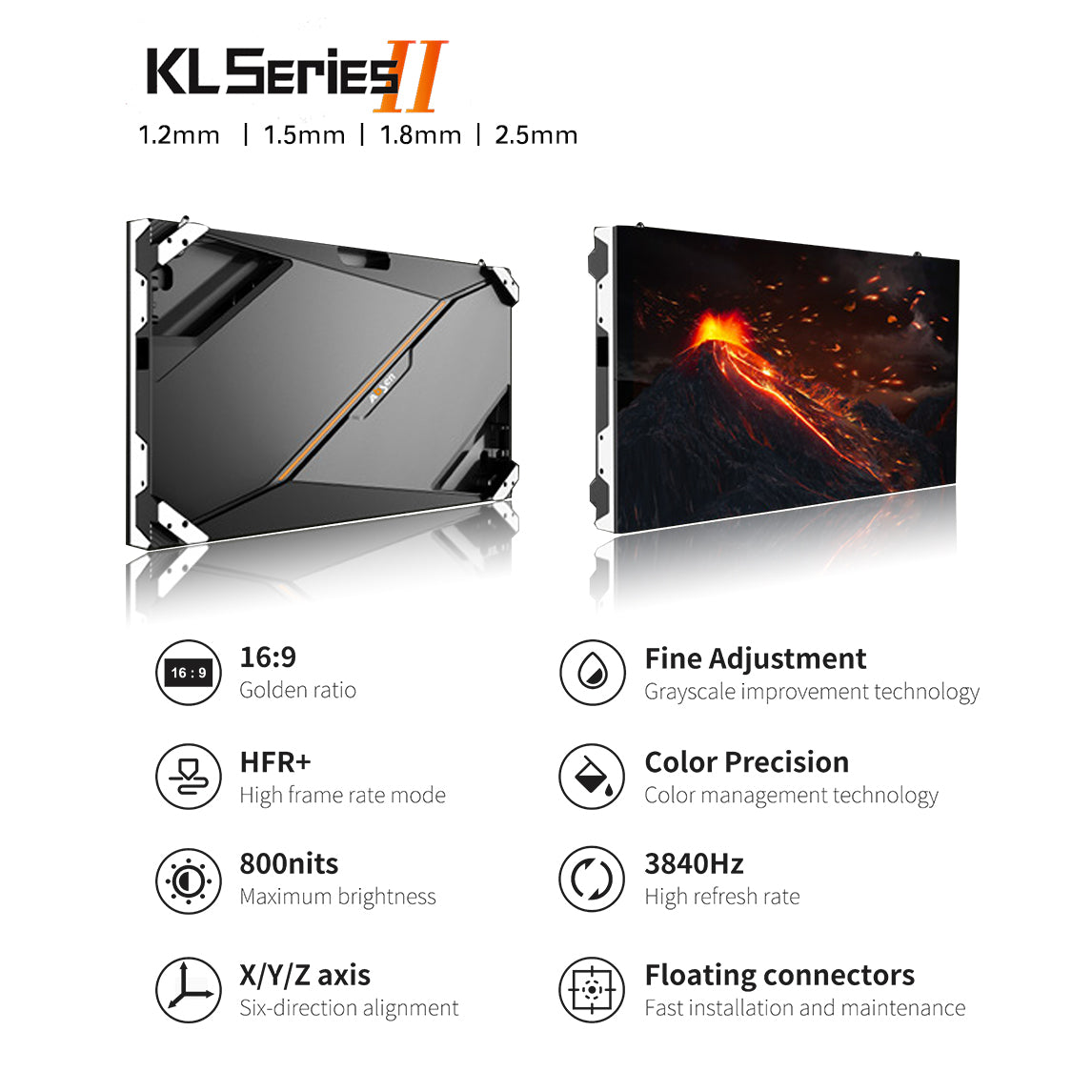 High-quality Absen KL II Series LED display designed for retail environments in Dubai. Offering vibrant visuals.