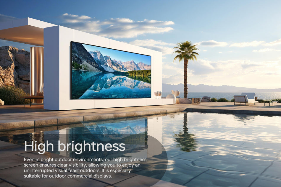 Outdoor Cinema AIO Micro LED Screen in Dubai – All-in-One Outdoor Display for Villas, Events & Resorts