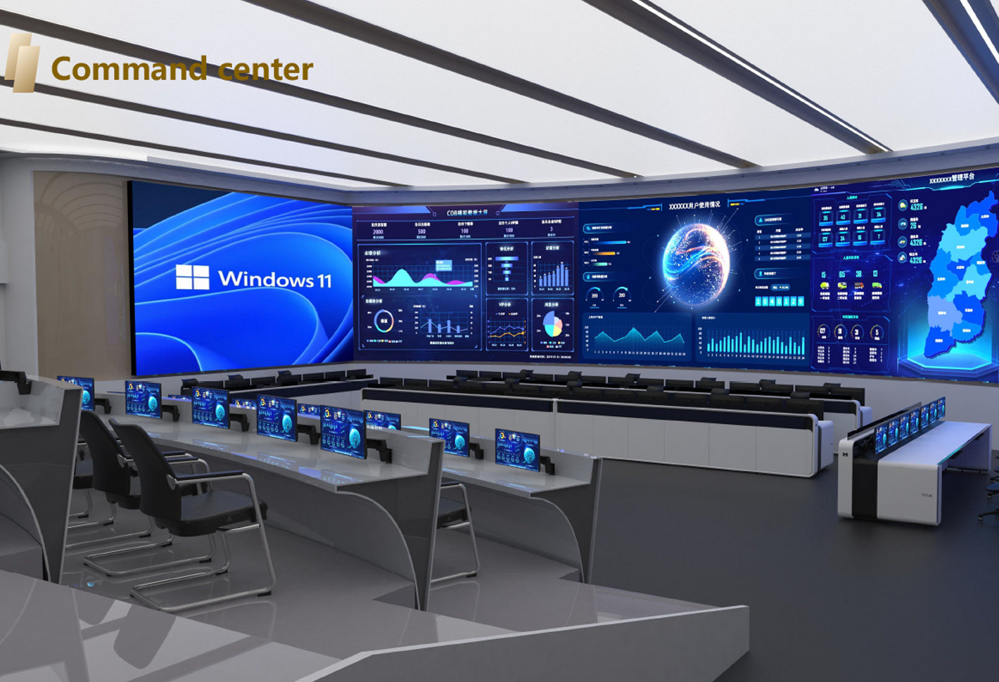 LEDMAN QF Series LED screens designed for airport information displays in Dubai.