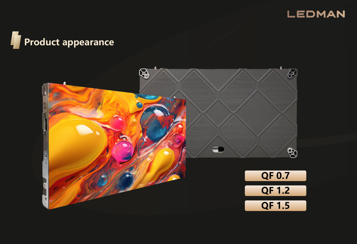 Reliable LEDMAN QF Series control room LED screens designed for critical operations in Dubai.