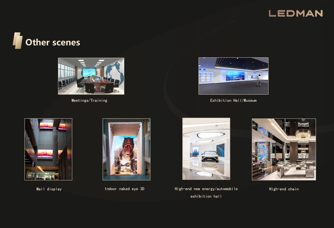 LEDMAN QF Series LED walls for exhibitions, providing seamless visuals in Dubai.