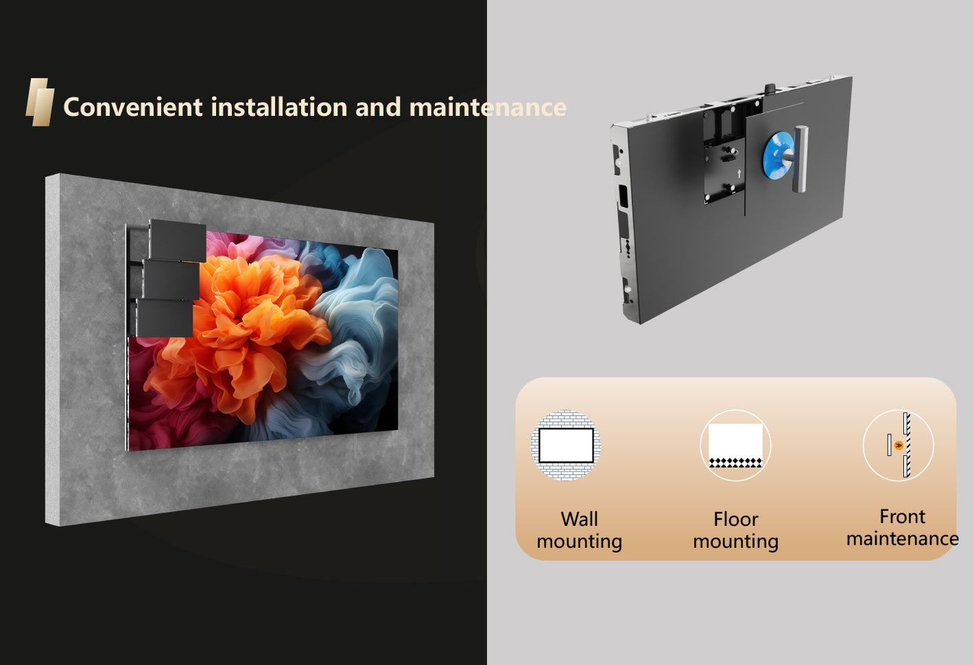 LEDMAN QF Series indoor LED displays for events, exhibitions, and advertising in Dubai.